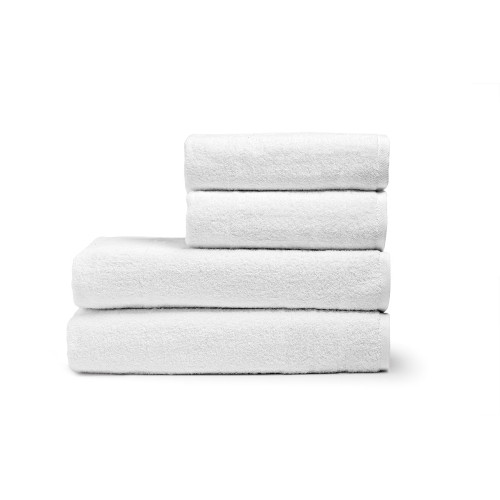 Πετσέτα Προσώπου Ξενοδοχείου Mild 450gsm 100% Cotton 50x90 Λευκό Beauty Home