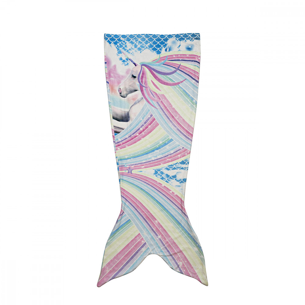 Απολαύστε τη μικρή σας γοργόνα με αυτήν την χαριτωμένη κουβερτούλα, ιδανική για αγκαλιτσα στον καναπέ.