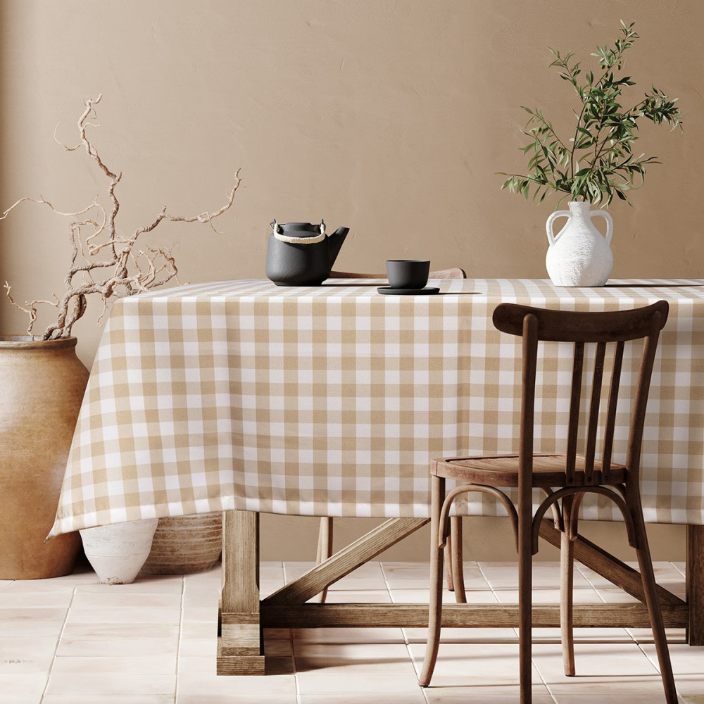 Η φωτογραφία δείχνει Τραπεζομάντηλα καρό Επαγγελματικής Χρήσης.