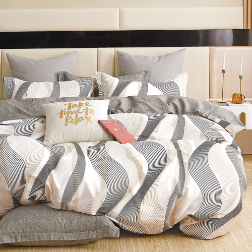 Σετ κουβερλί υπέρδιπλο Art 12020 Hawk 220x240 Εμπριμέ Beauty Home