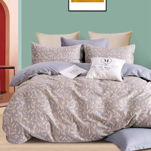 Σετ κουβερλί υπέρδιπλο Art 12022 Calm 220x240 Εμπριμέ Beauty Home