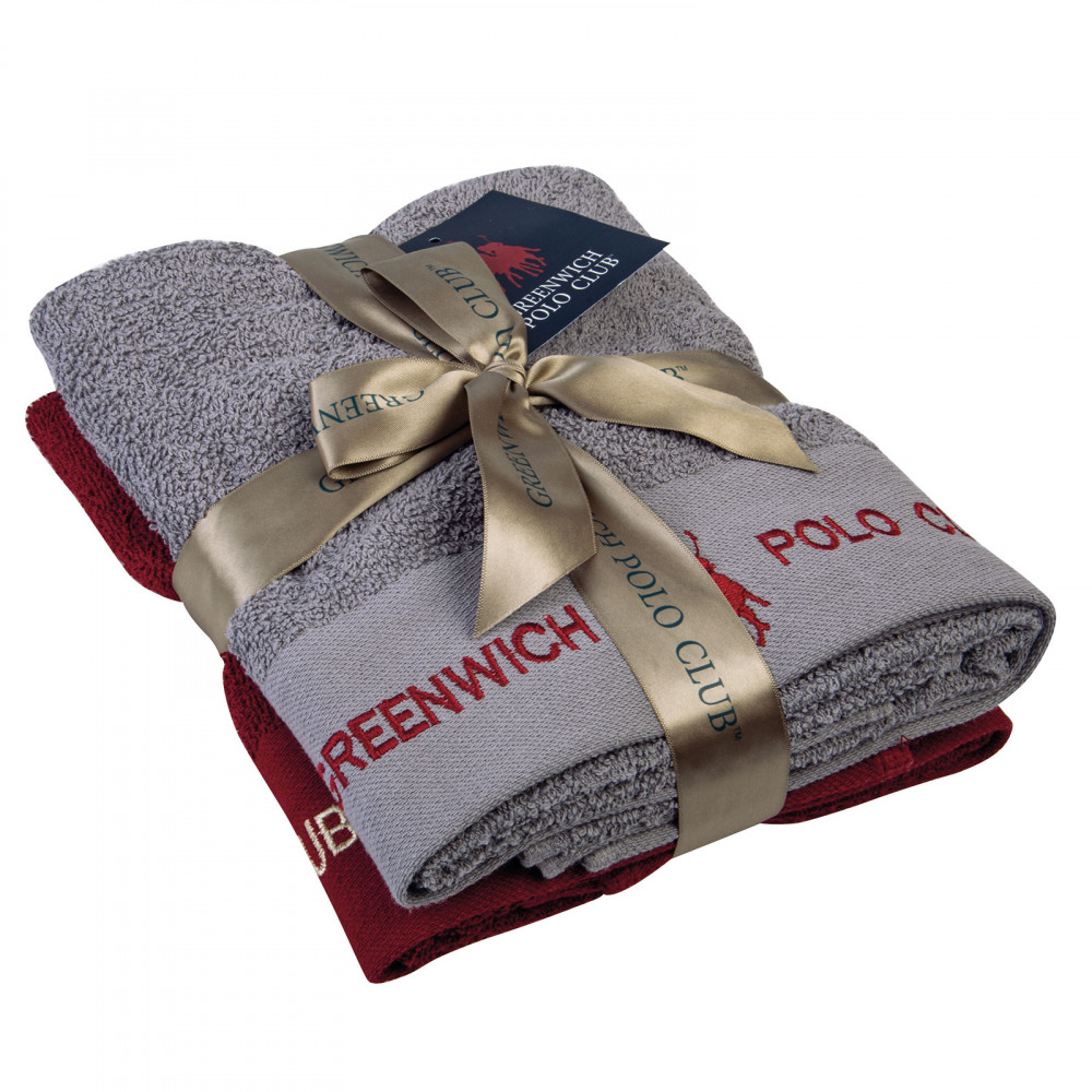 Σετ πετσέτες 2 τεμαχίων με κέντημα Greenwich Polo Club.