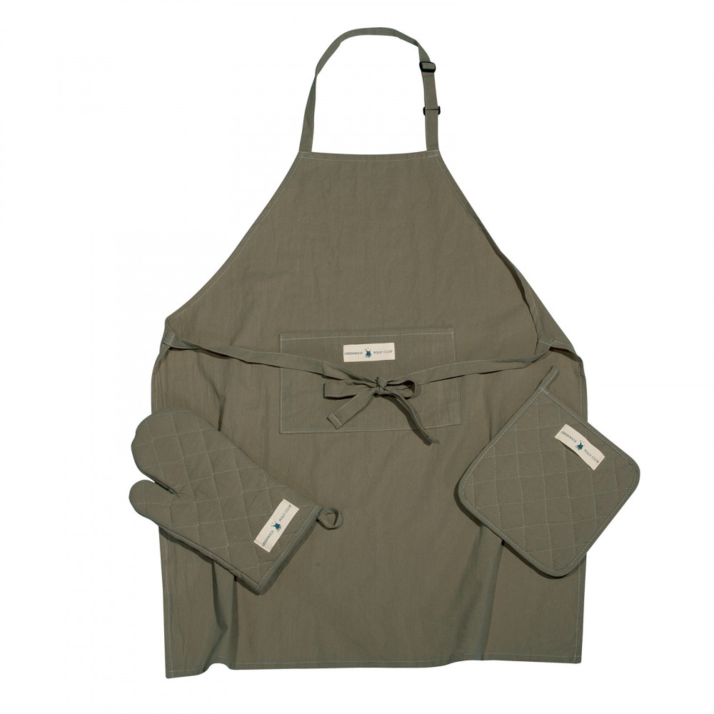 Η φωτογραφία δείχνει Σετ κουζίνας 3 τεμαχίων Greenwich Polo Club.