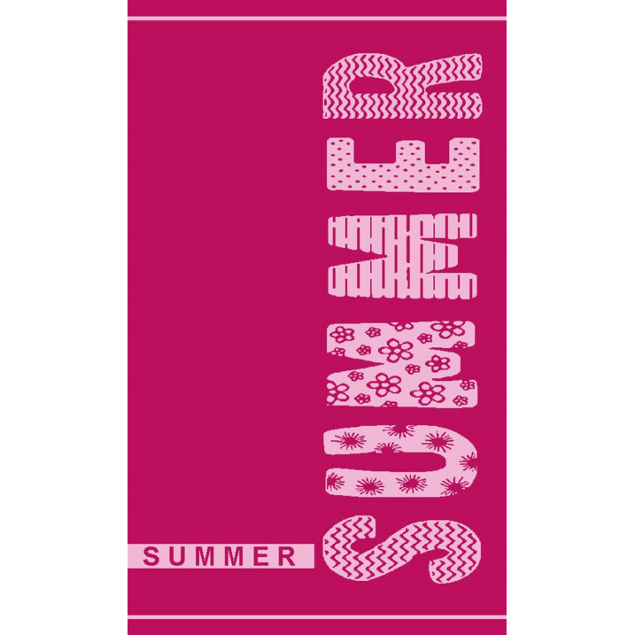 Η φωτογραφία δείχνει Ζακάρ Πετσέτα Θαλάσσης 87X165, Βελουτέ με νηματοβαφή, διπλής όψεως, κατασκευασμένη από 100% απαλό και απορροφητικό Αιγυπτιακό βαμβάκι, βάρους 420 gsm, σε καλοκαιρινές παραστάσεις και χρώματα για τη παραλία.