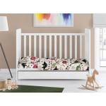 Βρεφικό Κατωσέντονο κούνιας διαστάσεων 70Χ140Χ15 cm με λάστιχο,1 τεμ.