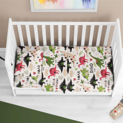 ΠΑΠΛΩΜΑΤΟΘΗΚΗ ΕΜΠΡΙΜΕ bebe Dinosaur 518 120X160 Multi-Colour 100% Cotton