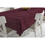 Η φωτογραφία δείχνει Μονόχρωμο τραπεζομάντηλο διαστάσεων 140X200 με ζακάρ καρώ σχέδιο.