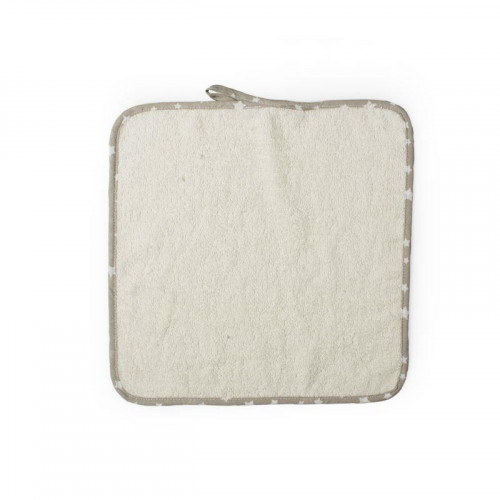 ΛΑΒΕΤΕΣ ΩΜΟΥ bebe 40 30X30 Εκρού/Έλεφαντ Cotton 100%