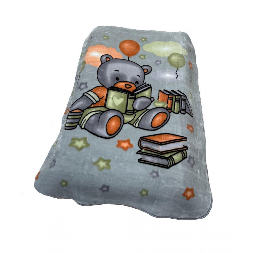 Η φωτογραφία δείχνει Βρεφική κουβέρτα βελουτέ, απαλή και ζεστή με γούνινη υφή και ανεξίτηλα χαρούμενα χρώματα διαστάσεων 110X140 cm, με βάρος 1.