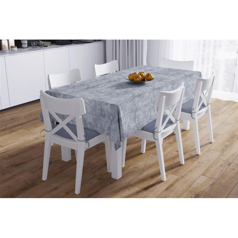 Σετ Αλέκιαστο τραπεζομάντηλο 140Χ220 cm και τραβέρσα 40Χ220 cm ύφανσης PANAMA με ειδικό φινίρισμα στα νήματα, που το καθιστά μαλακό και αδιάβροχο.