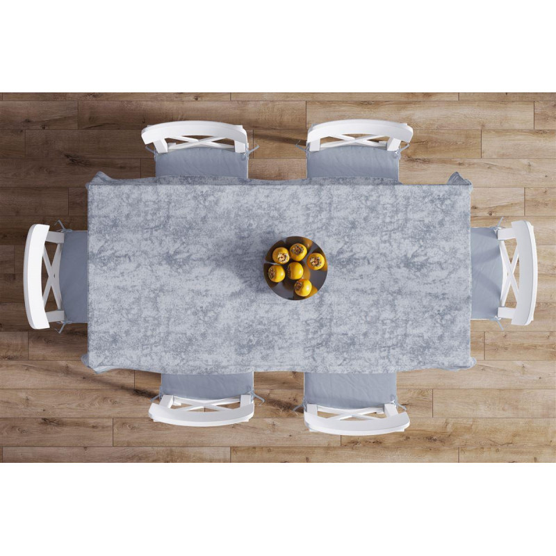 Η φωτογραφία δείχνει Αλέκιαστο καρέ διαστάσεων 90Χ90 cm ύφανσης PANAMA με ειδικό φινίρισμα στα νήματα, που το καθιστά μαλακό και αδιάβροχο.