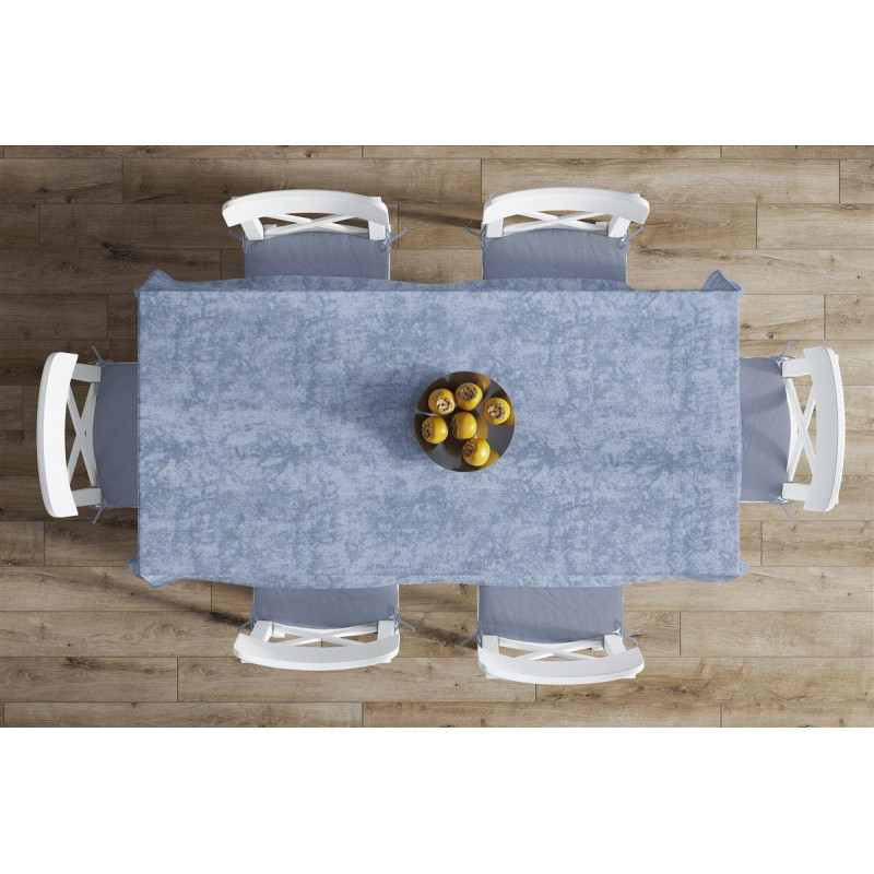 Η φωτογραφία δείχνει Αλέκιαστο καρέ διαστάσεων 90Χ90 cm ύφανσης PANAMA με ειδικό φινίρισμα στα νήματα, που το καθιστά μαλακό και αδιάβροχο.