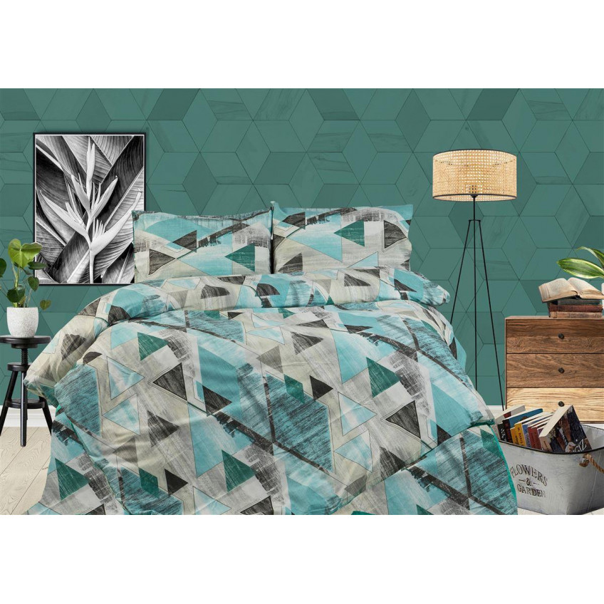 Η φωτογραφία δείχνει Παπλωματοθήκη υπέρδιπλη με φερμουάρ, διαστάσεων 220X240 cm.