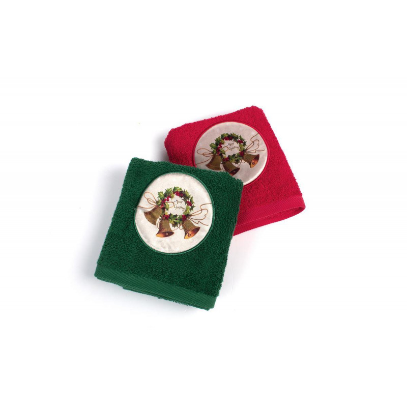 Σετ πετσέτες Χριστουγεννιάτικες 2 τεμ.