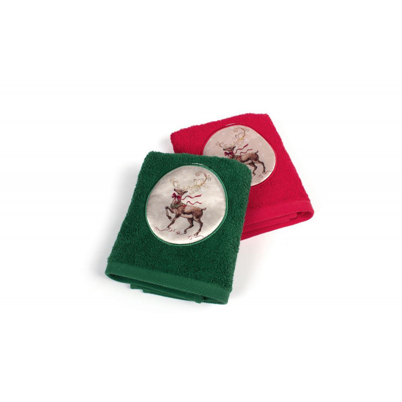 Σετ πετσέτες Χριστουγεννιάτικες 2 τεμ.
