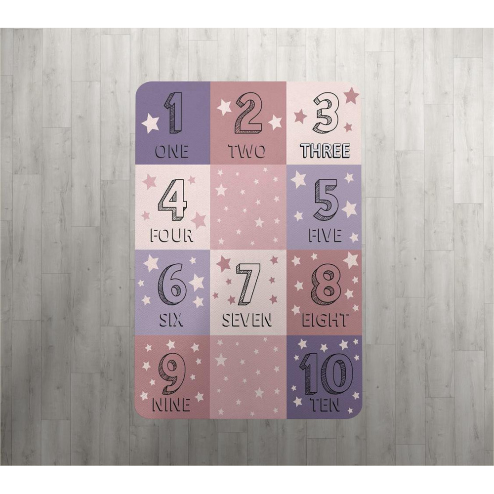 Χαλί με αντιολισθητικό επίστρωμα διαστάσεων 135Χ200 cm ιδανικό για το παιδικό δωμάτιο, ανθεκτικό στη καταπόνηση από το έντονο παιδικό παιχνίδι.