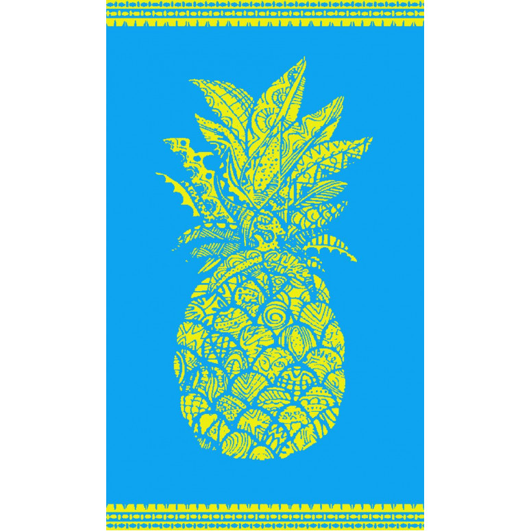 Πετσέτα Θαλάσσης Ζακάρ 90Χ170 Βελουτέ με νηματοβαφή, διπλής όψεως, κατασκευασμένη από απαλό ,απορροφητικό Αιγυπτιακό βαμβάκι 100%, βάρους 420 gsm, σε καλοκαιρινές παραστάσεις και χρώματα για τη παραλία.