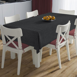 DIMcol ΤΡΑΠΕΖΟΜΑΝΤΗΛΟ ΑΛΕΚΙΑΣΤΟ ΕΝΗΛ Cott/Pol 70/30 140X180 Panama  Black