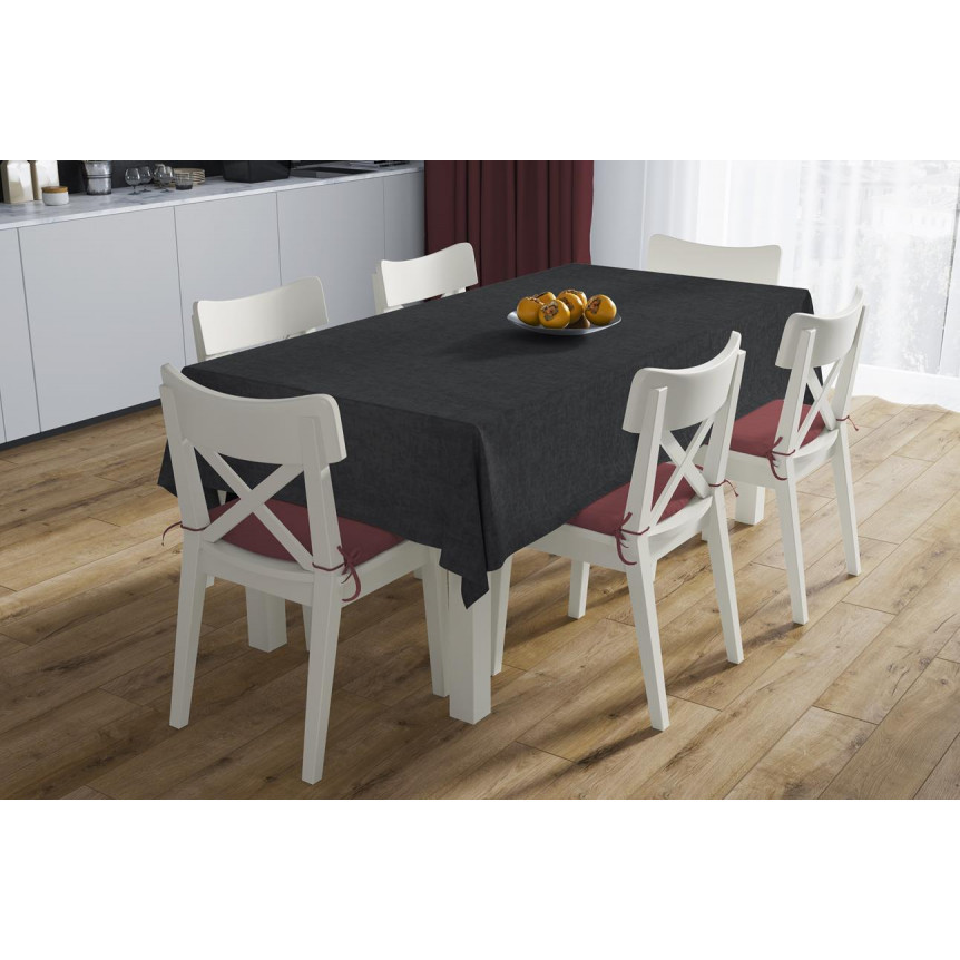 Αλέκιαστο τραπεζομάντηλο διάστασης 140Χ180 cm, ύφανσης PANAMA με ειδικό φινίρισμα στα νήματα, που το καθιστά μαλακό και αδιάβροχο.