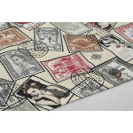 Αλέκιαστο καρέ διάστασης 90Χ90 cm ύφανσης PANAMA με ειδικό φινίρισμα στα νήματα, που το καθιστά μαλακό και αδιάβροχο.