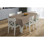 Αλέκιαστο καρέ διάστασης 90Χ90 cm ύφανσης PANAMA με ειδικό φινίρισμα στα νήματα, που το καθιστά μαλακό και αδιάβροχο.