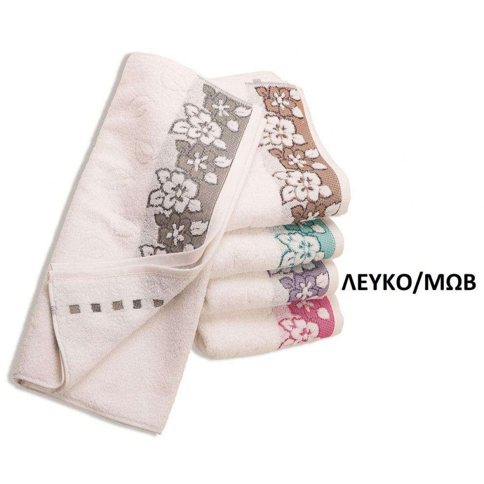 Η φωτογραφία δείχνει Πετσέτα ζακάρ με εξαιρετικά βαμβακερά νήματα Zero Twist υψηλής απορροφητικότητας-Συσκευασία Polybag