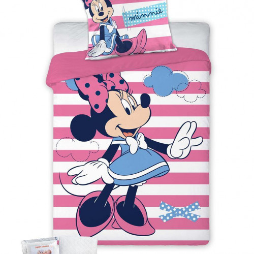 ΠΑΠΛΩΜΑΤΟΘΗΚΗ & ΠΑΠΛΩΜΑ ΣΕΤ 4 τεμ. Disney Minnie 580 100x135 Digital Print Cotton 100%