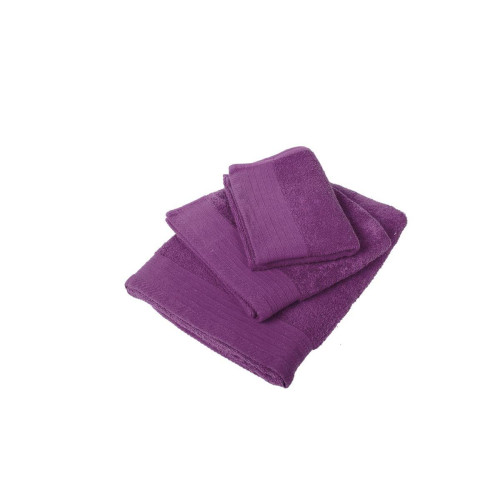 ΠΕΤΣΕΤΑ  ΠΕΝΙΕ 500 gsm 80Χ150 ΣΚΟΥΡΟ ΜΩΒ Cotton 100%