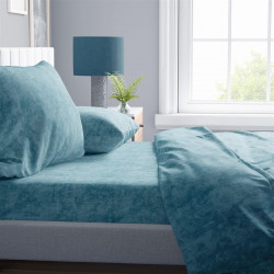 ΣΕΝΤΟΝΙΑ ΣΕΤ 4 τεμ Shadow 20 220X240 Turquoise Cott/Pol 70/30