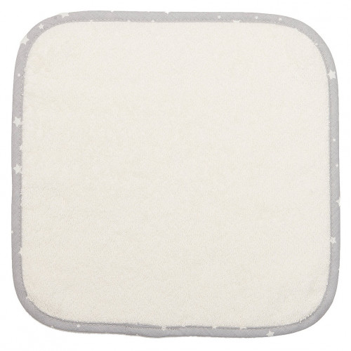 DIMcol ΛΑΒΕΤΕΣ ΩΜΟΥ ΒΡΕΦ Cotton 100% 30Χ30  01 ΕΚΡΟΥ/ΓΚΡΙ 1213512400000106