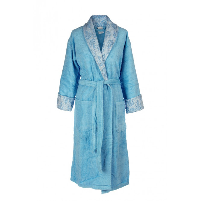 Μπουρνούζι με γιακά ζακάρ φάσα.