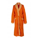 Μπουρνούζι με γιακά Δίχρωμο.