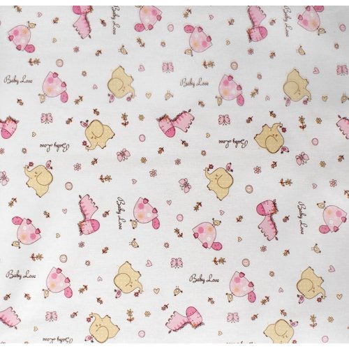 DIMcol ΠΑΝΑ ΧΑΣΕΣ ΒΡΕΦ Cotton 100% 80X80 Elephant 172 Pink 1914513607117279