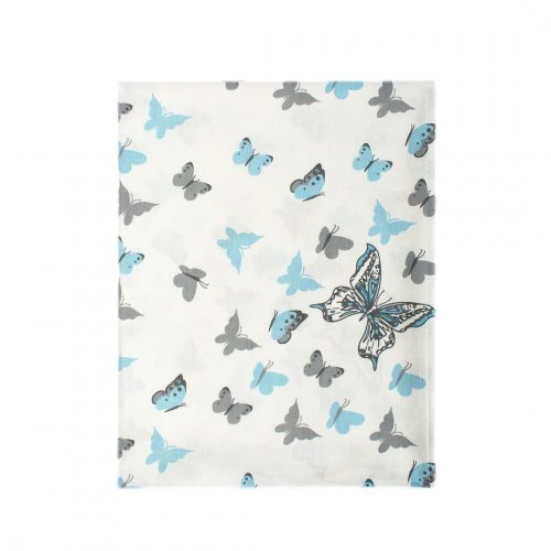 DIMcol ΠΑΝΑ ΧΑΣΕΣ ΒΡΕΦ Cotton 100% 80X80 Butterfly 56 Sky blue 1914513607205682