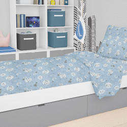 DIMcol ΣΕΝΤΟΝΙΑ ΕΜΠΡΙΜΕ ΣΕΤ 2 τεμ ΠΑΙΔ Cotton 100% 160Χ240 Smile 81 Blue 1925215208008170