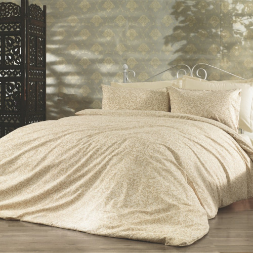 DIMcol ΠΑΠΛΩΜΑΤΟΘΗΚΗ ΕΜΠΡΙΜΕ ΕΝΗΛ Cott/Pol 70/30 160Χ240 Αρετή 270 Beige 1935785240827080