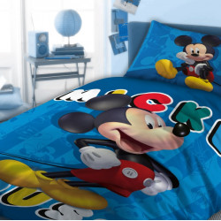DISNEY DIMcol ΠΑΠΛΩΜΑΤΟΘΗΚΗ ΣΕΤ 2 τεμ ΠΑΙΔ Cotton 100% 160Χ240 MICKEY 860 Digital Print