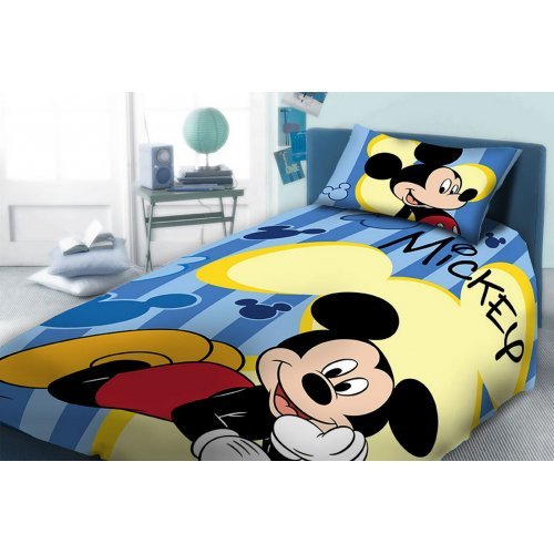 DISNEY DIMcol ΠΑΠΛΩΜΑΤΟΘΗΚΗ ΣΕΤ 2 τεμ ΠΑΙΔ Cotton 100% 160Χ240 MICKEY 960 Digital Print 2121615201096099