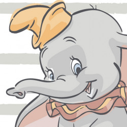 DISNEY DIMcol ΠΕΤΣΕΤΑ ΘΑΛΑΣΣΗΣ ΒΕΛΟΥΤΕ ΠΑΙΔ Cotton 100% 70X140 Dumbo 14 Digital Print 2123713516301499
