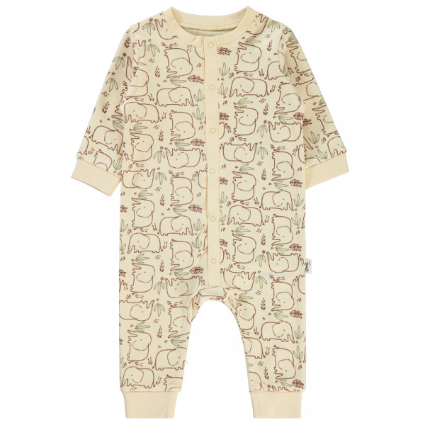 Η φωτογραφία δείχνει Ύφασμα - Υλικό:&nbsp;InterlockΜανίκι - Παντελόνι:&nbsp;Μποτάκια κάτωΤύπος γιακά:&nbsp;ΛαιμόκοψηΓένος:&nbsp;ΜωρόΑναλογία υφάσματος:&nbsp;(%100 βαμβάκι)