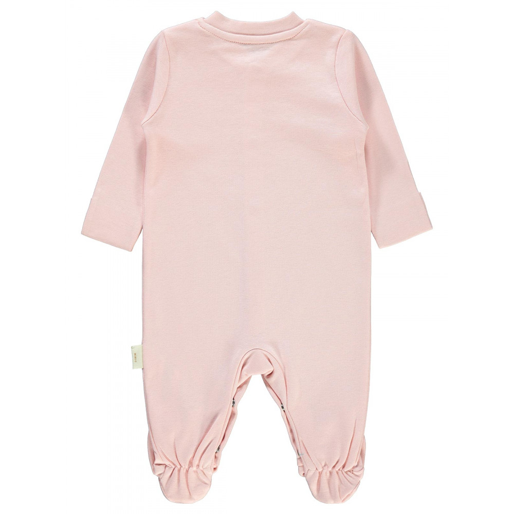 Η φωτογραφία δείχνει Ύφασμα - Υλικό:&nbsp;InterlockΜανίκι - Παντελόνι:&nbsp;Μποτάκια κάτωΤύπος γιακά:&nbsp;ΛαιμόκοψηΓένος:&nbsp;ΜωρόΑναλογία υφάσματος:&nbsp;(%100 βαμβάκι)