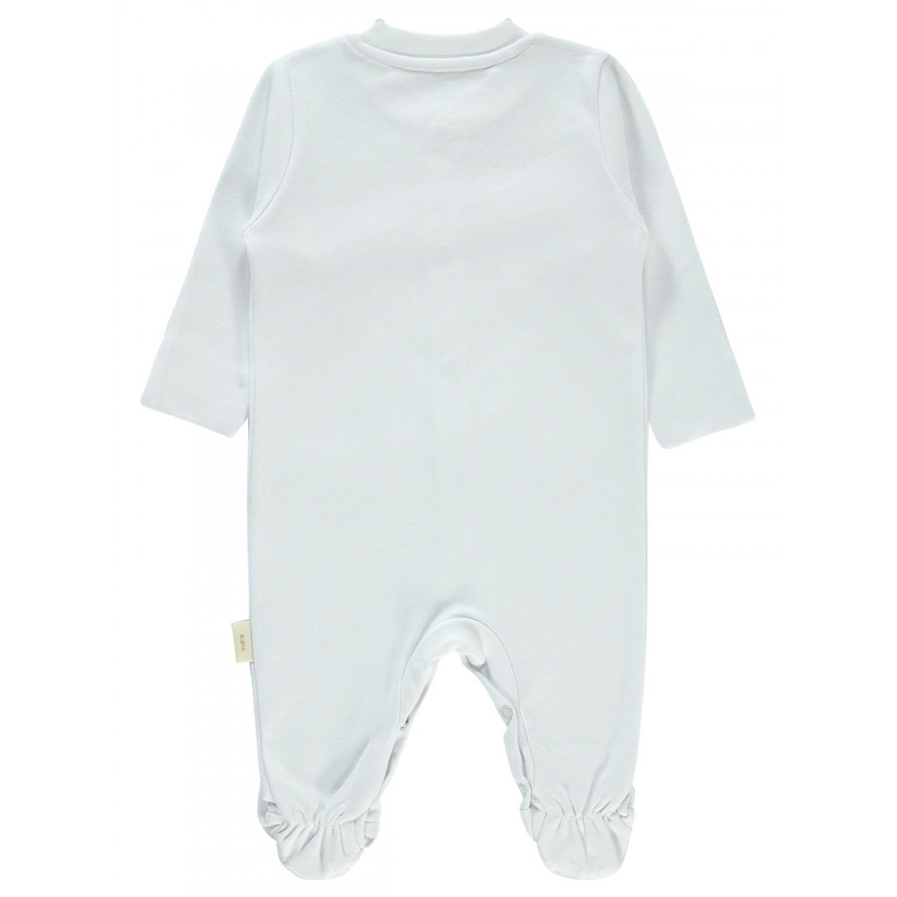 Ύφασμα - Υλικό:&nbsp;InterlockΜανίκι - Παντελόνι:&nbsp;Μποτάκια κάτωΤύπος γιακά:&nbsp;ΛαιμόκοψηΓένος:&nbsp;ΜωρόΑναλογία υφάσματος:&nbsp;(%100 βαμβάκι)