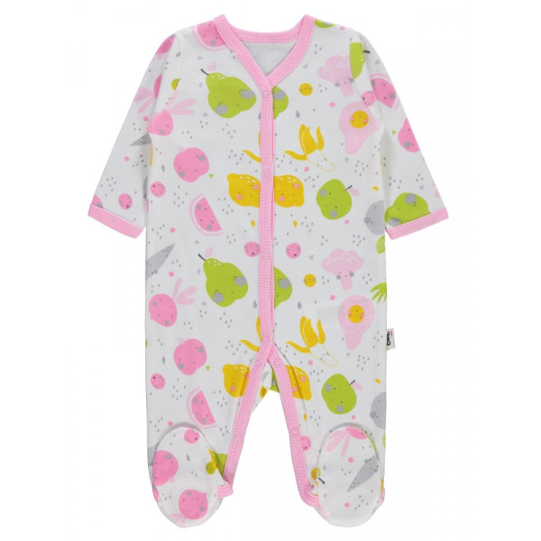 Ύφασμα - Υλικό:&nbsp;InterlockΜανίκι - Παντελόνι:&nbsp;Μποτάκια κάτωΤύπος γιακά:&nbsp;ΛαιμόκοψηΓένος:&nbsp;ΜωρόΑναλογία υφάσματος:&nbsp;(%100 βαμβάκι)