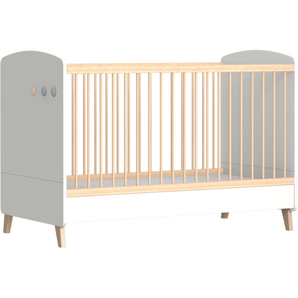 ΠεριγραφήΒρεφικό κρεβάτι με ανατομική βάση σε διάσταση 60×120.