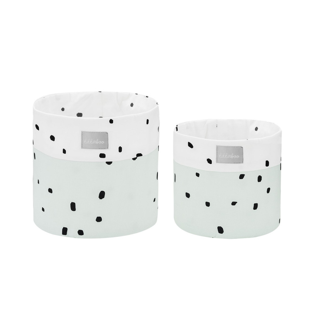 KIKKA BOO ΚΑΛΑΘΙΑ ΑΠΟΘΗΚΕΥΣΗΣ ΒΡΕΦΙΚΩΝ ΕΙΔΩΝ ΣΕΤ 2ΤΕΜ 18CM &14CM BEAR WITH ME MINT.