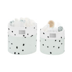 KIKKA BOO ΚΑΛΑΘΙΑ ΑΠΟΘΗΚΕΥΣΗΣ ΒΡΕΦΙΚΩΝ ΕΙΔΩΝ ΣΕΤ 2ΤΕΜ 18CM &14CM BEAR WITH ME MINT.