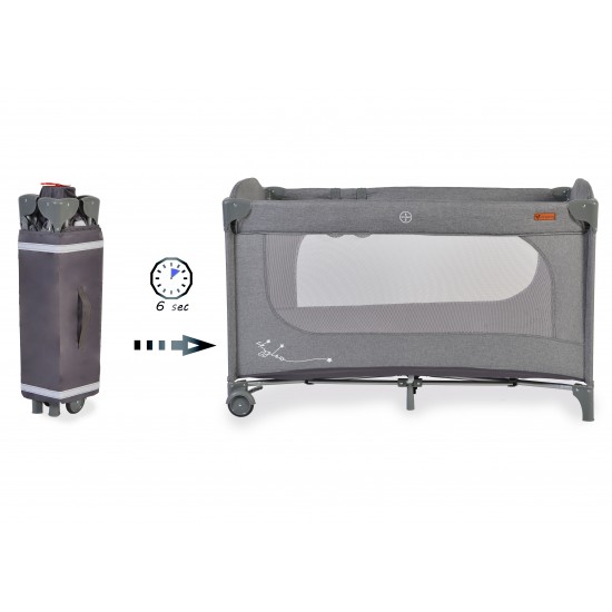 CANGAROO ΠΑΡΚΟΚΡΕΒΑΤΟ ΕΝΟΣ ΕΠΙΠΕΔΟΥ ΠΤΥΣΣΟΜΕΝΟ SKYGLOW ΚΑΤΑΛΛΗΛΟ ΓΙΑ ΥΠΝΟ ΚΑΙ ΠΑΙΧΝΙΔΙ ΓΙΑ ΠΑΙΔΙΑ ΜΕ ΜΕΓΙΣΤΟ ΒΑΡΟΣ ΤΑ 14 ΚΙΛΑΤο σετ περιλαμβάνει:Τσάντα αποθήκευσης και μεταφοράς Στρώμα πάχους 1,5 cm κατάλληλο για παιχνίδι μόνο2 κρεμαστούς κρίκουςΥπάρχουν 2 ρόδες με πώματα για εύκολη μετακίνηση Είσοδ