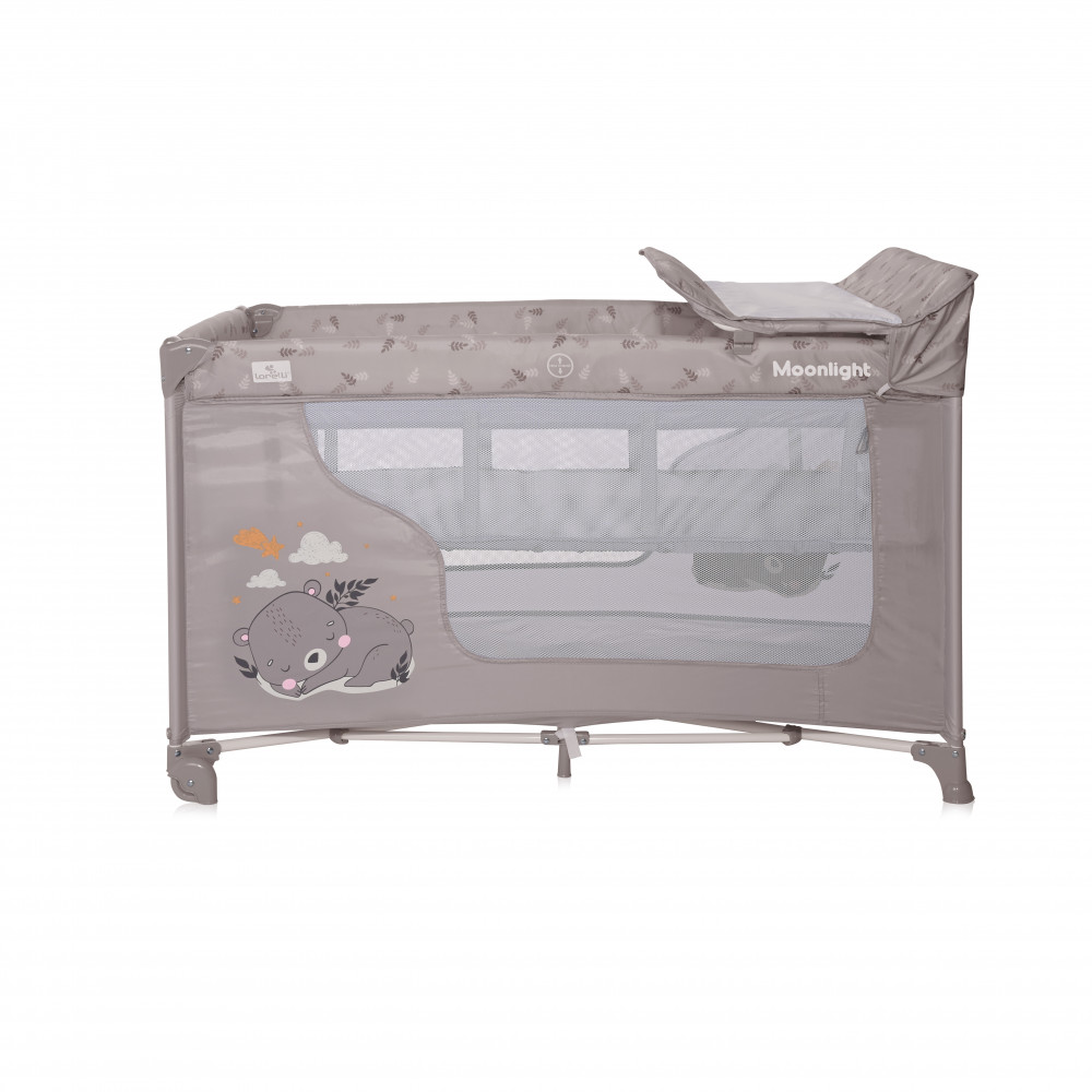 ΠΑΡΚΟΚΡΕΒΑΤΟ 2 ΕΠΙΠΕΔΩΝ ΤΗΣ ΕΤΑΙΡΕΙΑΣ LORELLI ΜΕ ΑΦΑΙΡΟΥΜΕΝΗ ΑΛΛΑΞΙΕΡΑΑΝΑΛΥΤΙΚΑ ΧΑΡΑΚΤΗΡΙΣΤΙΚΑ:Δεύτερο επίπεδο με φερμουάρ&nbsp;Ρόδες απο την μία μεριά για εύκολη μετακίνησηΑλλαξιέρα για αλλαγή πάναςΣτρώμα κατάλληλο μόνο για παιχνίδιΠλευρικό άνοιγμα με φερμουάρΠτυσσόμενο στο μικρό μέγεθοςΣύστημα απο