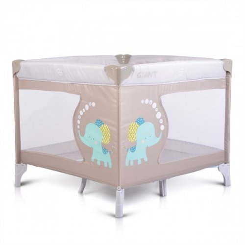 ΠΑΡΚΟΚΡΕΒΑΤΟ MONI CANGAROO PLAY YARD GIANT GREY 3800146248307 