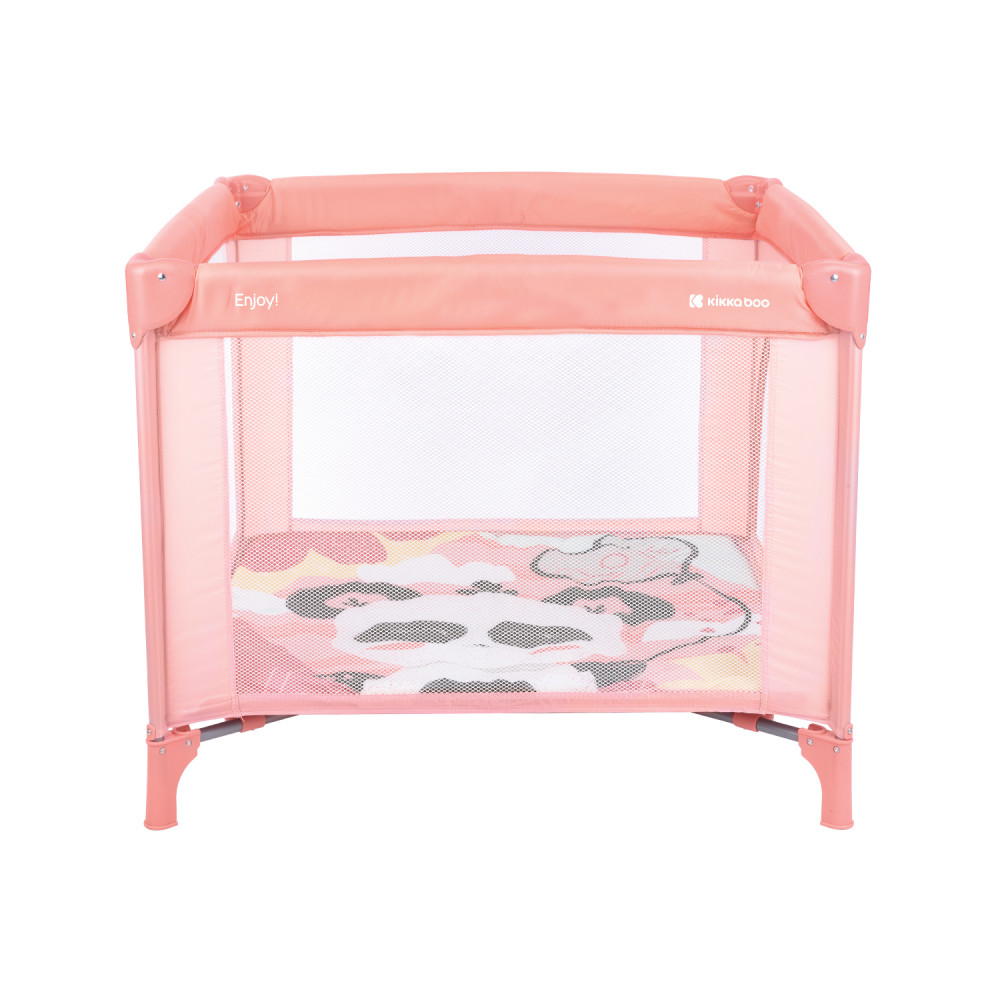 Η φωτογραφία δείχνει KIKKA BOO ΠΑΡΚΟΚΡΕΒΑΤΟ 1 ΕΠΙΠΕΔΟΥ ENJOY PINK PANDA 2023.